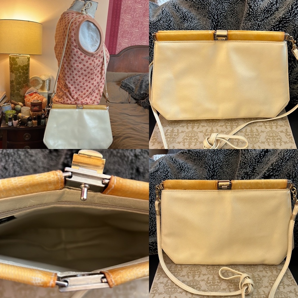 SALE!! DEAL!! Vintage 1970s Leather Clutch Evening Bag